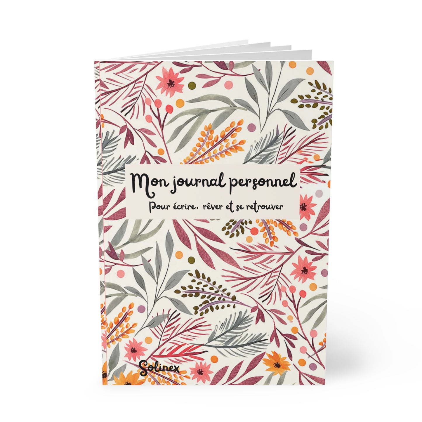 Mon journal personnel - Edition florale rigide
