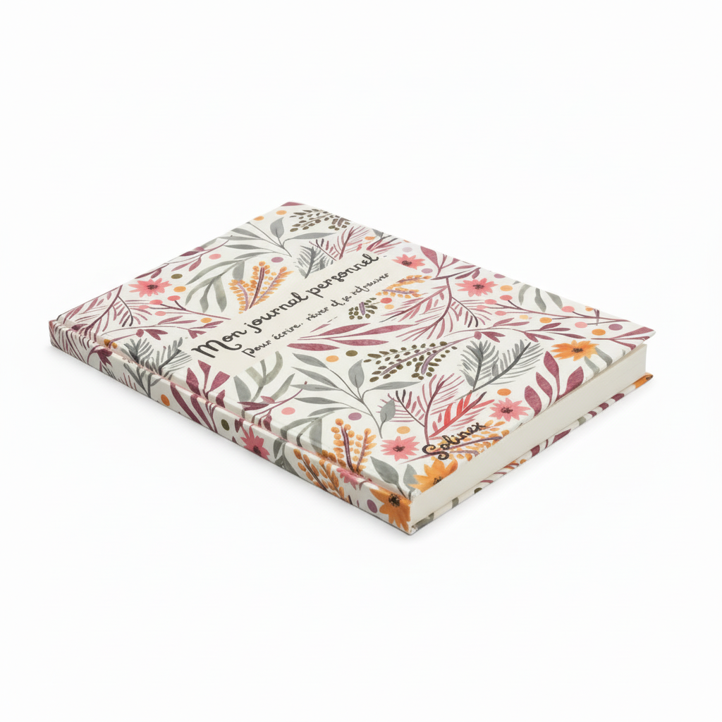 Mon journal personnel - Edition florale rigide