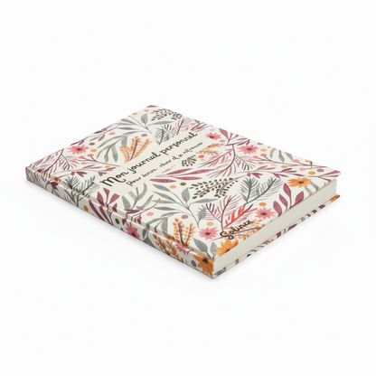 Mon journal personnel - Edition florale rigide